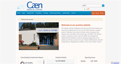Desktop Screenshot of caenmedicalcentre.nhs.uk
